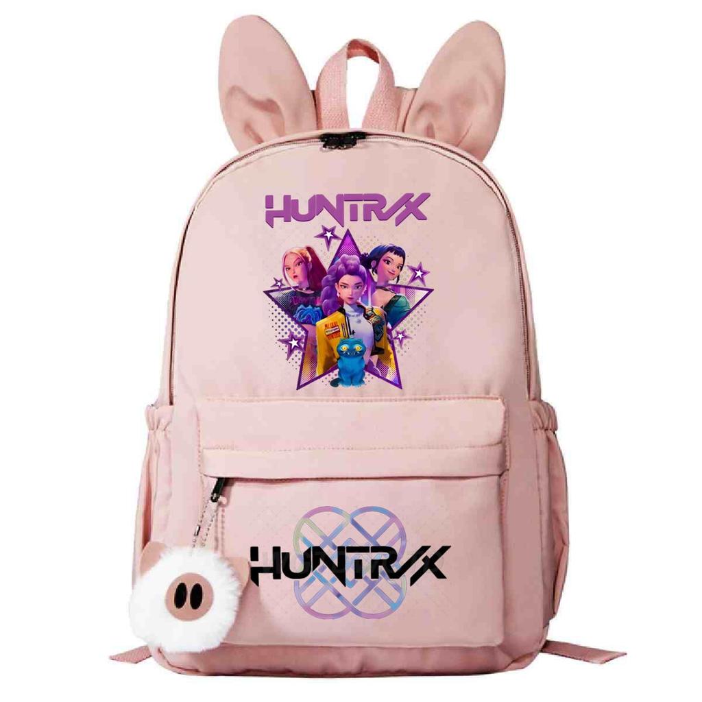 K-pop охотник на ведьм милые кроличьи ушки персонализированный рюкзак колледжский ветер тренд ins ученик средней школы школьный рюкзак