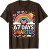 Smarter Meme 67th Day of School Rainbow Day Fun Unisex T-Shirt