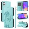 For Samsung Galaxy A06 5G/Galaxy A06 4G Leather Wallet Case with Strap Dandelion Imprint Phone Stand Cover