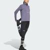 adidas Climawarm Adi365 Беговая футболка с длинным рукавом и влагоотводящими свойствами, теплая, с молнией до середины груди, женские топы JM5727