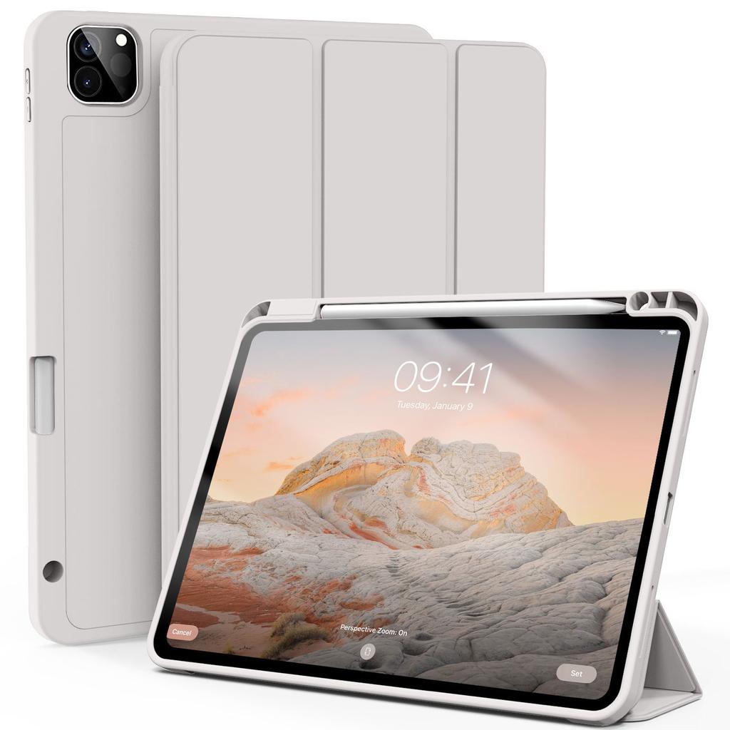 ZOYU для iPad Pro 11 дюймов 4-го/3-го/2-го поколения с держателем для стилуса, для iPad Air 4/5-го поколения 10.9 mini 6, трехскладной подставкой, умный чехол