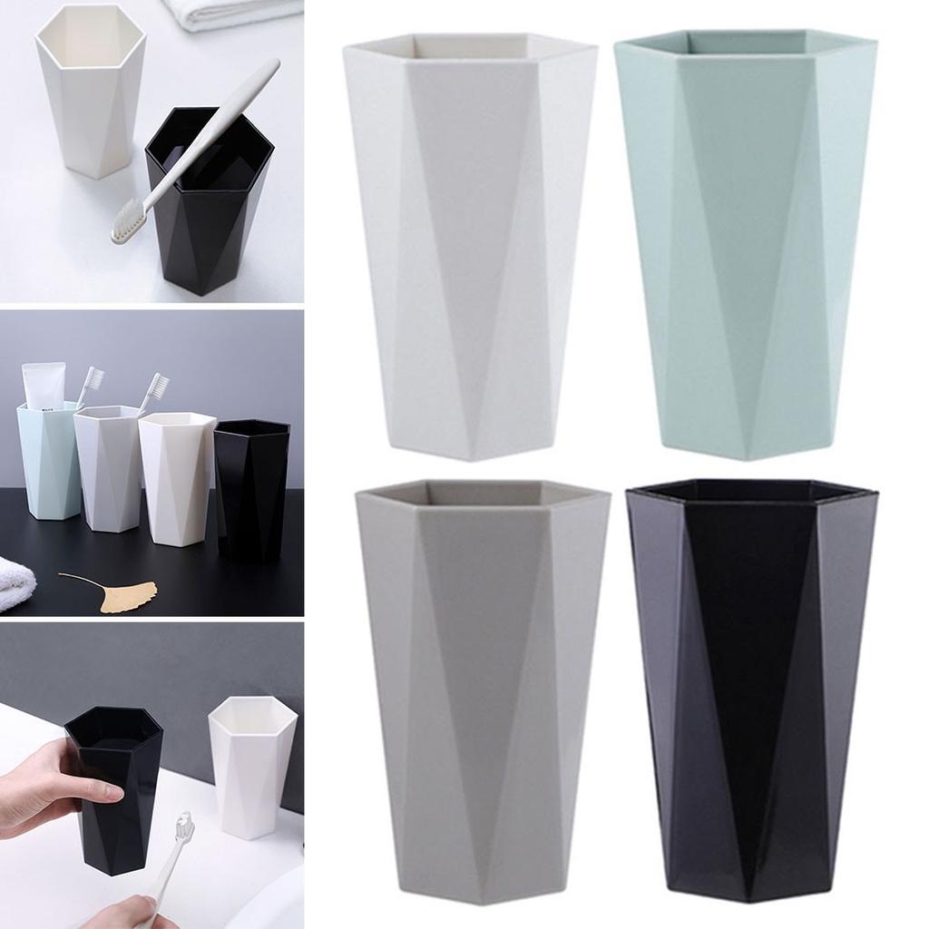 Nordic Plastic Cup Toothbrush Holder Washing Drinking Bathroom Home Tooth Holder