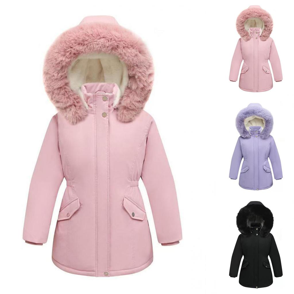 Детское модное пальто