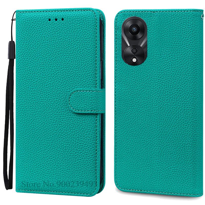For OPPO A78 5G Case Soft Silicone Leather Wallet Case For OPPO A58 5G A 78 Phone Case For OPPO A78 5G Cover Coque Fundas Etui