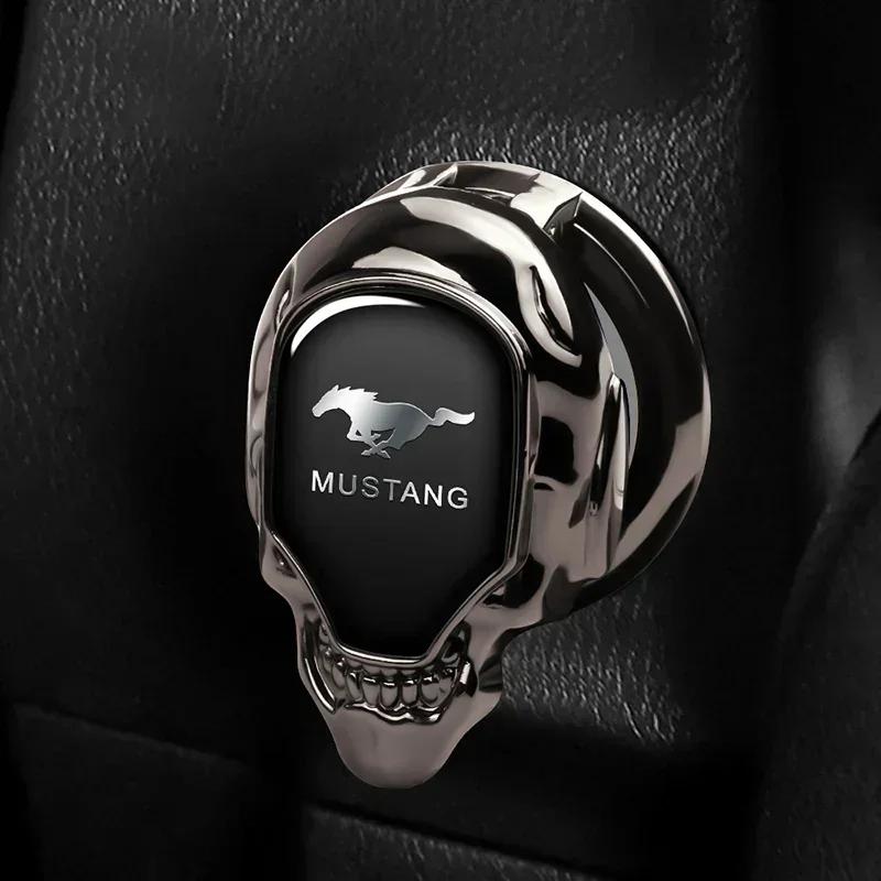 AJV1 Кнопка Start-Stop для автомобиля, интерьер, для Ford Ranger Kuga Mustang Focus MK2 MK3 MK7 Ecosport Fiesta F150 Edge, Защитная наклейка