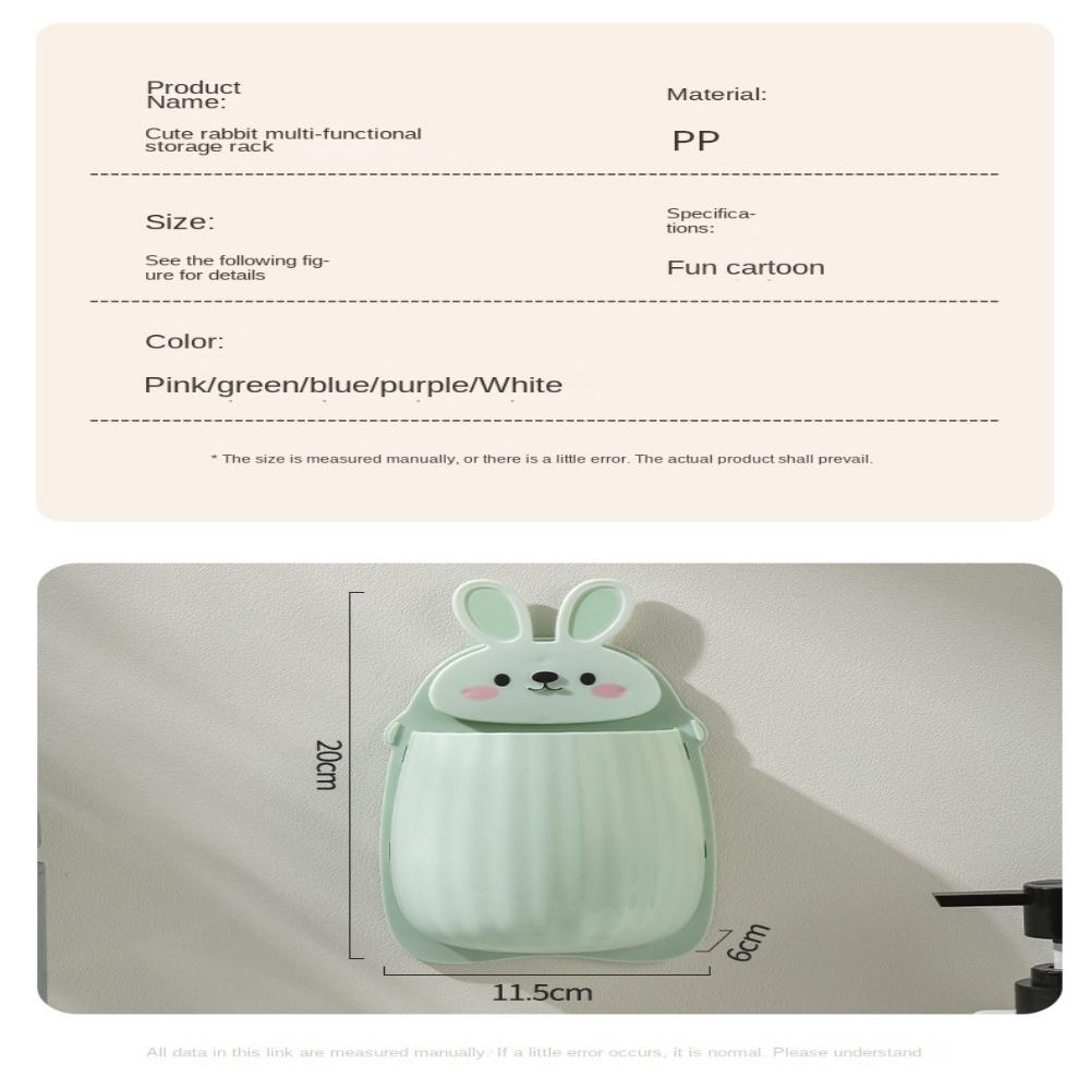 Bracket Toothbrush Holder Remote Control Storage Shelf Drainer Makeup Brush Storage Drying Cup