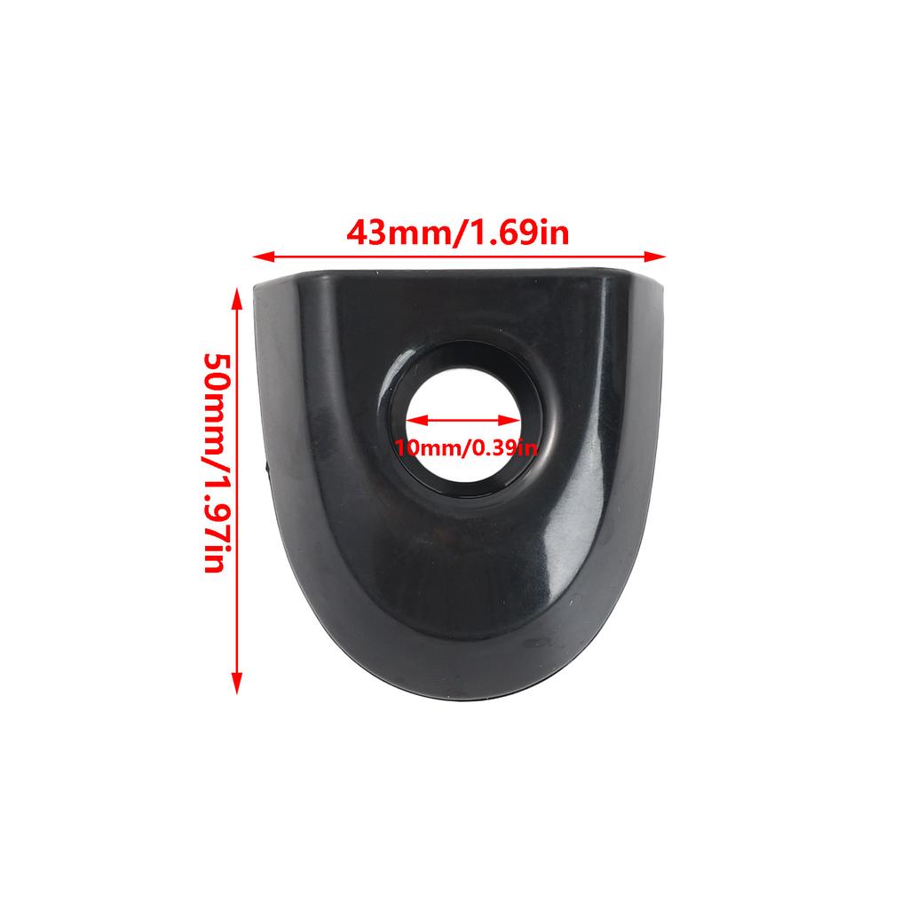 Крышка замка двери водителя с отверстием для ключа, черные пластиковые автомобильные аксессуары для Nissan Juke Micra K13 March Renault Pulse 806441KK0D