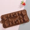 CCmax Silicone Easter Chocolate Mold Set: 6 Eggs, 4 Bunnies, 4 Ducks Nonstick Molds for Homemade Chocolates, Candies, Jellies, Ice Cubes