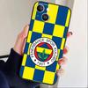 Крутой чехол для телефона с узором L-Турция Фенербахче для iPhone 16,15,14,13,12,17,Pro Max,Plus Силиконовый Черный Чехол