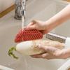 1PCS Silicone Fruit and Vegetable Cleaning Brush Dishwashing Brush Household Kitchen Decontamination Not Easy To Stick Oil Scouring Pad Pot Brush