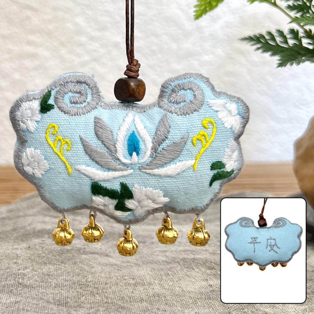 Handmade Embroidered Lucky Bag DIY Kits Hand-stitched Embroidery Set  Beginner