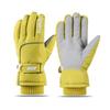 Oxford Winter Warm Gloves Pu Plus Velvet Thick Gloves New Cycling Warm Cotton Gloves  Man