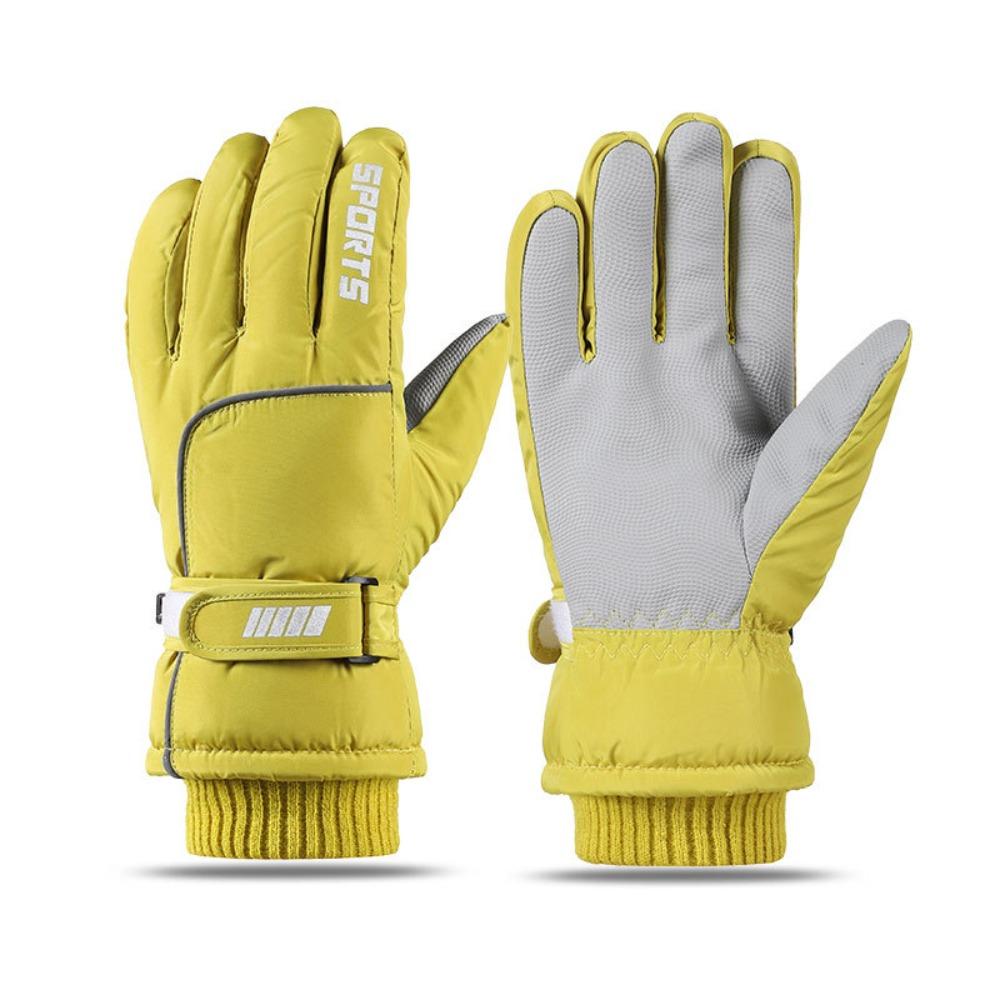 Oxford Winter Warm Gloves Pu Plus Velvet Thick Gloves New Cycling Warm Cotton Gloves  Man