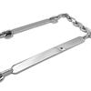 1 Pair Chain Shape Personalized Creative ABS License Plate Frame American Standard Vehicle Plate Holder License Plate Covers Frames 6