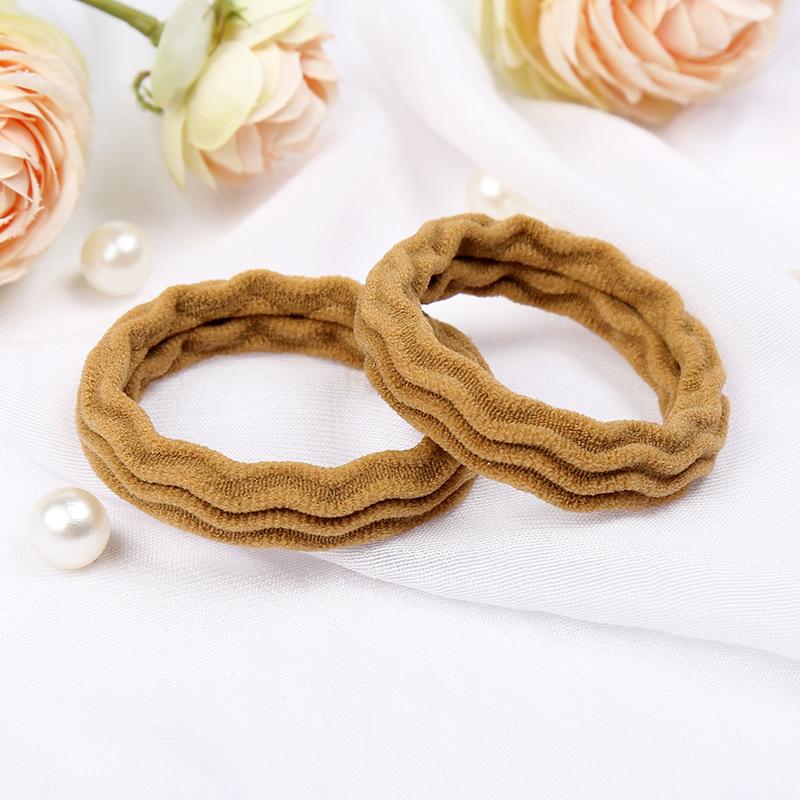 20 шт./лот Однотонные эластичные резинки для волос Высокое качество Бесшовные Простые Девушка Женщины Повязки на голову Головные уборы Аксессуары для волос Скранчи