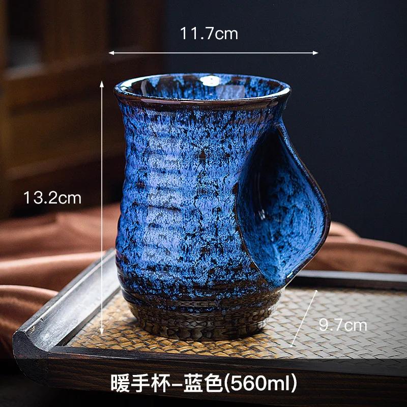 Керамическая печь Чашка Кофейная чашка Креативная кружка-грелка для рук Большая чашка для воды Паровой кувшин отChin