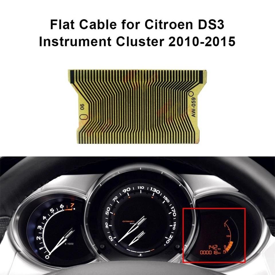 44 Tracks Flat Heat seal connector ribbon cable FOR Citroen XM C3 DS3 (2009-2014) LCD left info display