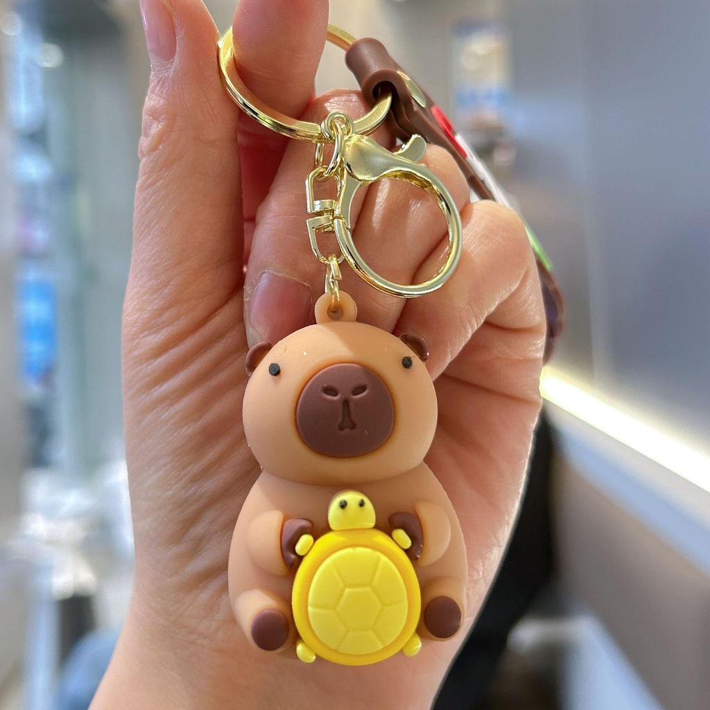 Adorable Capybara Keychain - Perfect Schoolbag Pendant & Car Charm, Student Gift Ornament