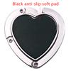 Heart Shape Folding Bag Hanger Hook  Purse Handbag Holder Table Fold Hook