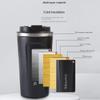 304 Stainless Steel Student Bottle 380/510ml Vacuum Flask Hot Cold Water Bottle  for Oat Coffee Tea