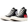Comme Des Garçons Play X Converse Chuck 70 High Black Unisex Sneakers White 150204C