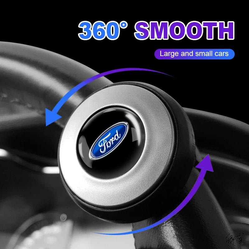 mk4 360 Steering Wheel Knob Ball Auto Spinner Knob Car Steeringbooster For Ford ST FOCUS 2 3 Mondeo Fiesta Kuga MK2 3 4 Ecosport