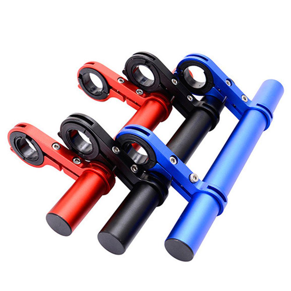 Fashion Lamp Mount Bicycle Double Tube Bracket Bike Handlebar Extender Fiber Aluminum Alloy