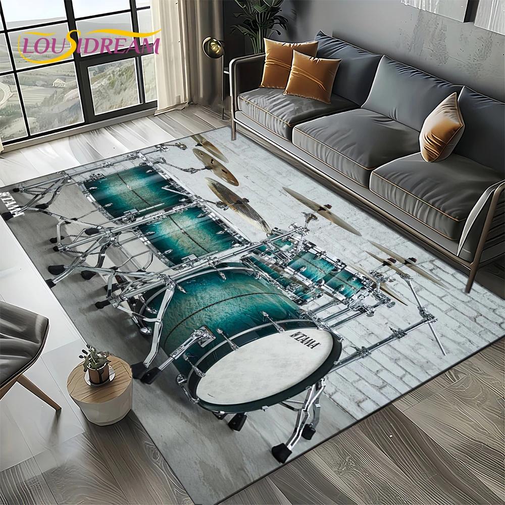 Музыкальные инструменты TAMA Ударная установка Ударная установка Ковер Коврик для гостиной Спальни Дома Декорация для дивана, Детский коврик Нескользящий коврик для пола