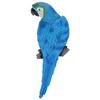 Resin Lifelike Bird Ornament Figurine Parrot Model Toy Garden Sculpture Wall Decor Blue Right?