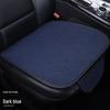All-Season Linen Car Seat Cushion Set: Three-Piece Universal Fit for Driver/Passenger and Rear Seats