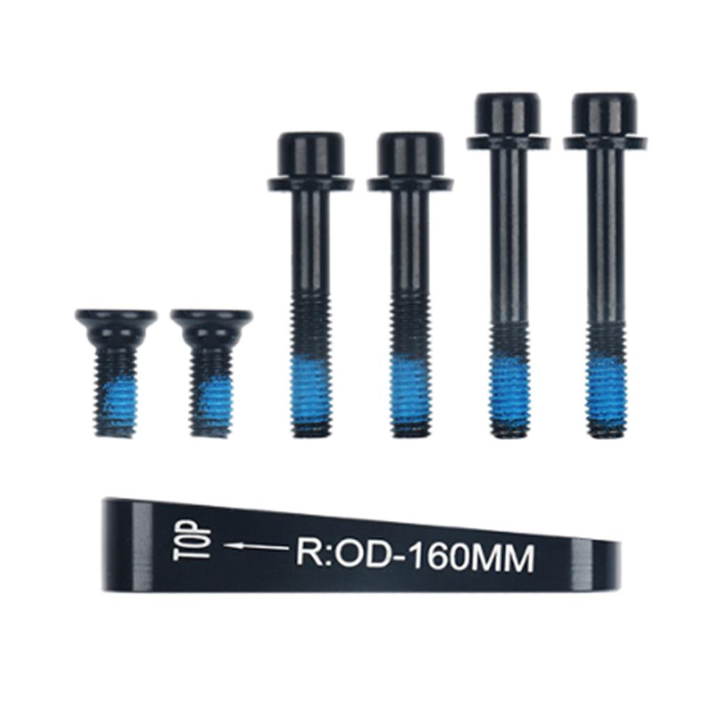 Велосипеды Flat Mount Disc Brake Adapter Set Алюминиевые сплавы Тормозные скобы для шоссейных велосипедов Аксессуары