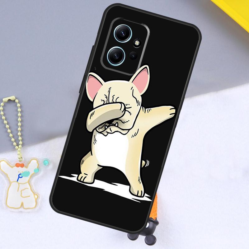 Забавный чехол с французским бульдогом для Xiaomi Redmi Note 14 13 9 10 11 12 15 Pro Plus Чехол для Redmi 15 C 13C 12C 10C 14C
