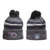 Knitted Beanie NFL Team Cap NCAA Football Winter Hat Acrylic Warm Breathable Adjustable