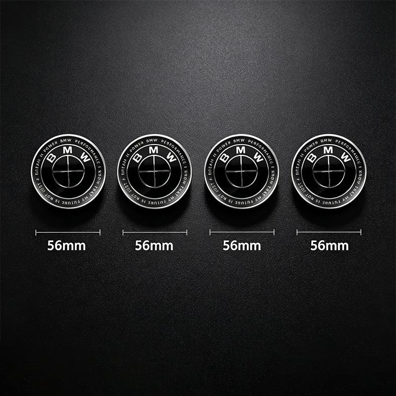 4Pcs 56mm 68mm ABS Car Wheel Center Caps Black For BMW E39 E46 E90 E60 E87 E53 F10 F20 F30 F15 F16 G20 E34 E36 E39 E38 Z3 Z4 G20