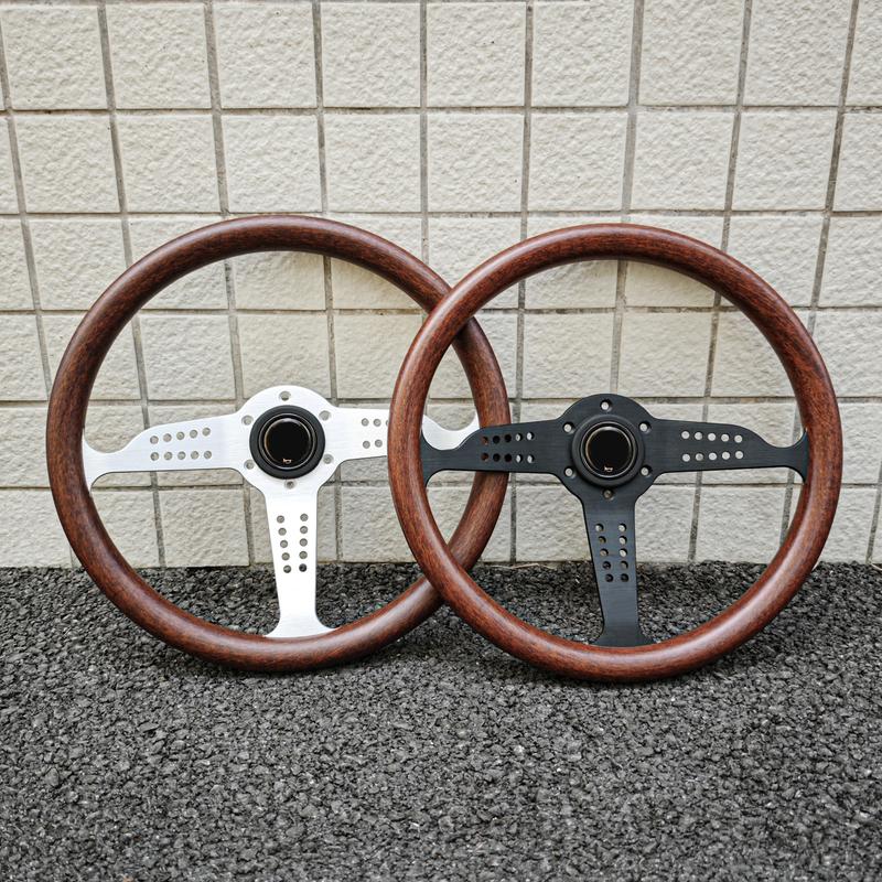 JDM Grand Prix Рулевое колесо в деревянном стиле Универсальное Винтажное Классическое Рулевое колесо