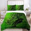 3pcs Anime Cartoon Design Comforter Set with One Quilt Cover and Two Pillowcases (No Core), Festive Gift for Home Decor, Polyester Fabric
