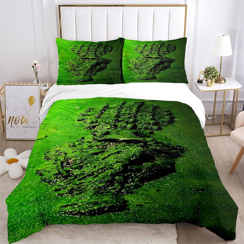 3pcs Anime Cartoon Design Comforter Set with One Quilt Cover and Two Pillowcases (No Core), Festive Gift for Home Decor, Polyester Fabric