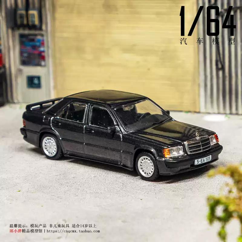 Гудронированные работы, ТВ 1:Масштаб 1:64 Mercedes-Benz 190E 2.3-16 Rexy Автомобиль Металлическая Модель Миниатюра Литье под Давлением Коллекция Хобби Украшение Игрушки Подарок