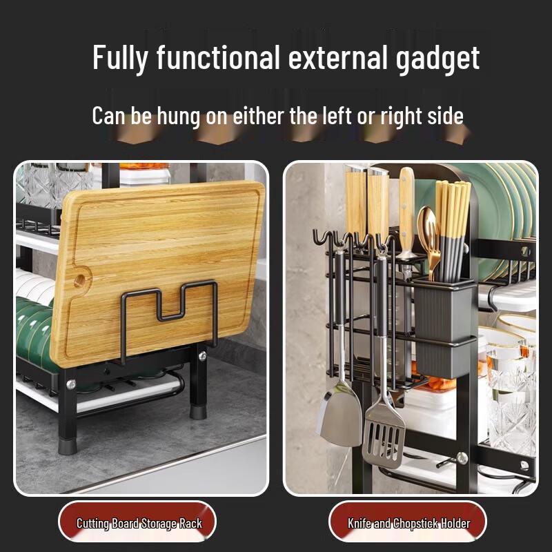 Multifunctional Kitchen Countertop Dish Drying Rack