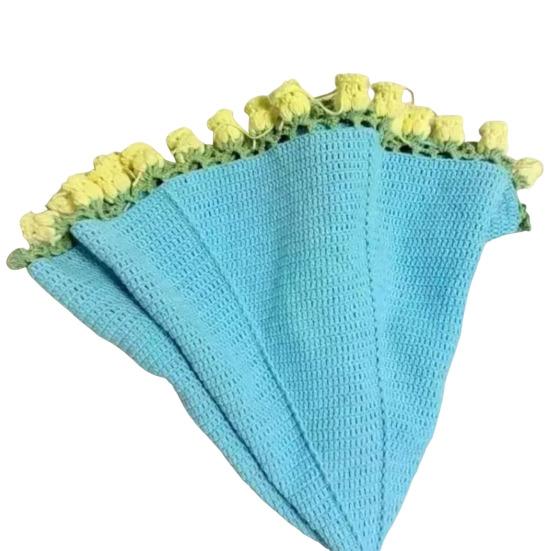 Букет Одеяло DIY Набор Цветочные Букеты Вязание крючком Набор Вязаный Букет Плед Набор для Рукоделия для Дома Кровать Диван Диван Декор