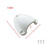 Marine Wire Cable Vent Cover Clamshell Vent Ventilator Vent for Boat Marine Yacht Kayak with Mounting Screw Large/Small