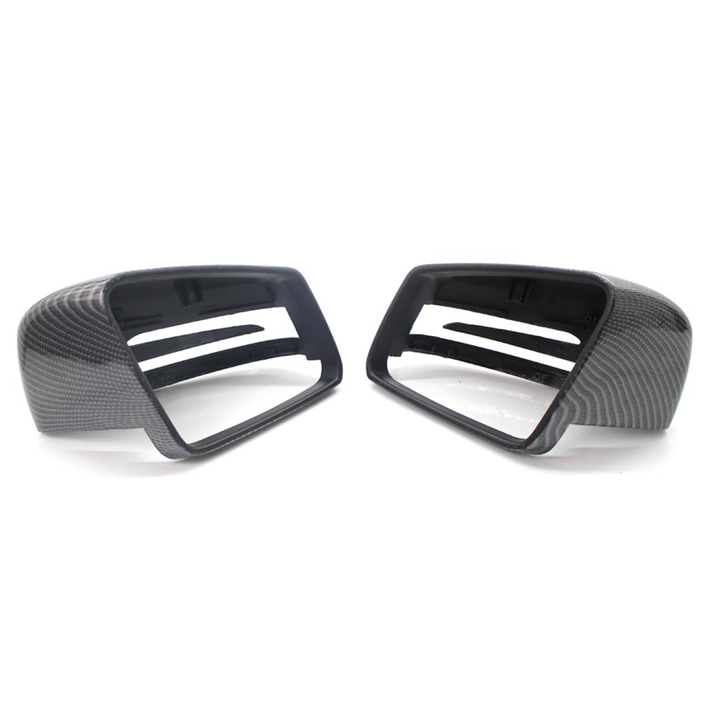1 Pair Rearview Mirror Cover Carbon Fiber Replacement for Benz E C-Class W212 W204 W221 2009-2013