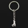 Fashion 30mm Key Ring Metal Key Chain Keychain Jewelry Antique Bronze Plated Roller Skates Shoes 20x11mm Pendant