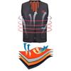 S-3XL USB Heating Tank Top Men's Winter Electric Sleeveless Jacket Outdoor Heating Tank Top Hiking Heating Tank Top (Excluding Power Bank)