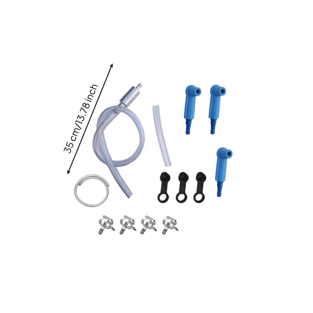 Комплект шланга для слива масла Компактная линия для слива тормозной жидкости для автовладельцев, выполняющих ремонт своими руками