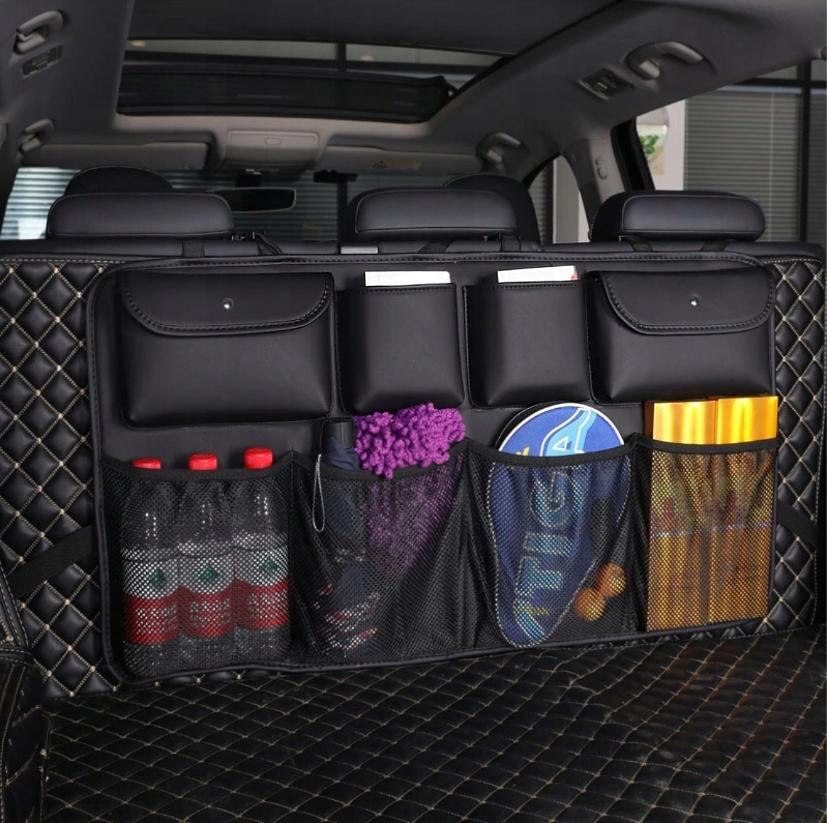 Leather Car Organizer for the Backrest