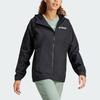 adidas Женская верхняя одежда Multi 2L Rain.Rdy Performance Jacket с капюшоном, черная, IV9835