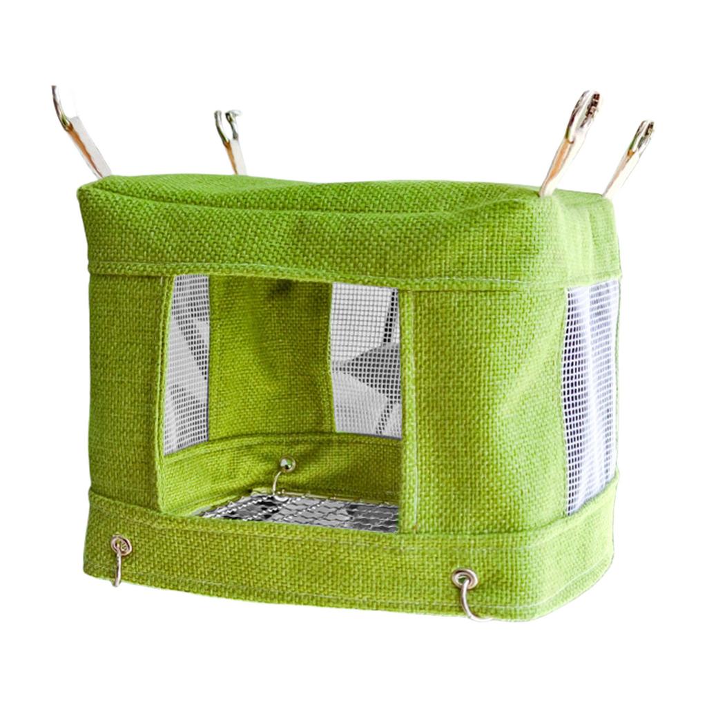 Bird Perch Nest Tent Stand for Parrots Conure Budgies Swing Breathable Hammock for Small Medium Parrots Toy