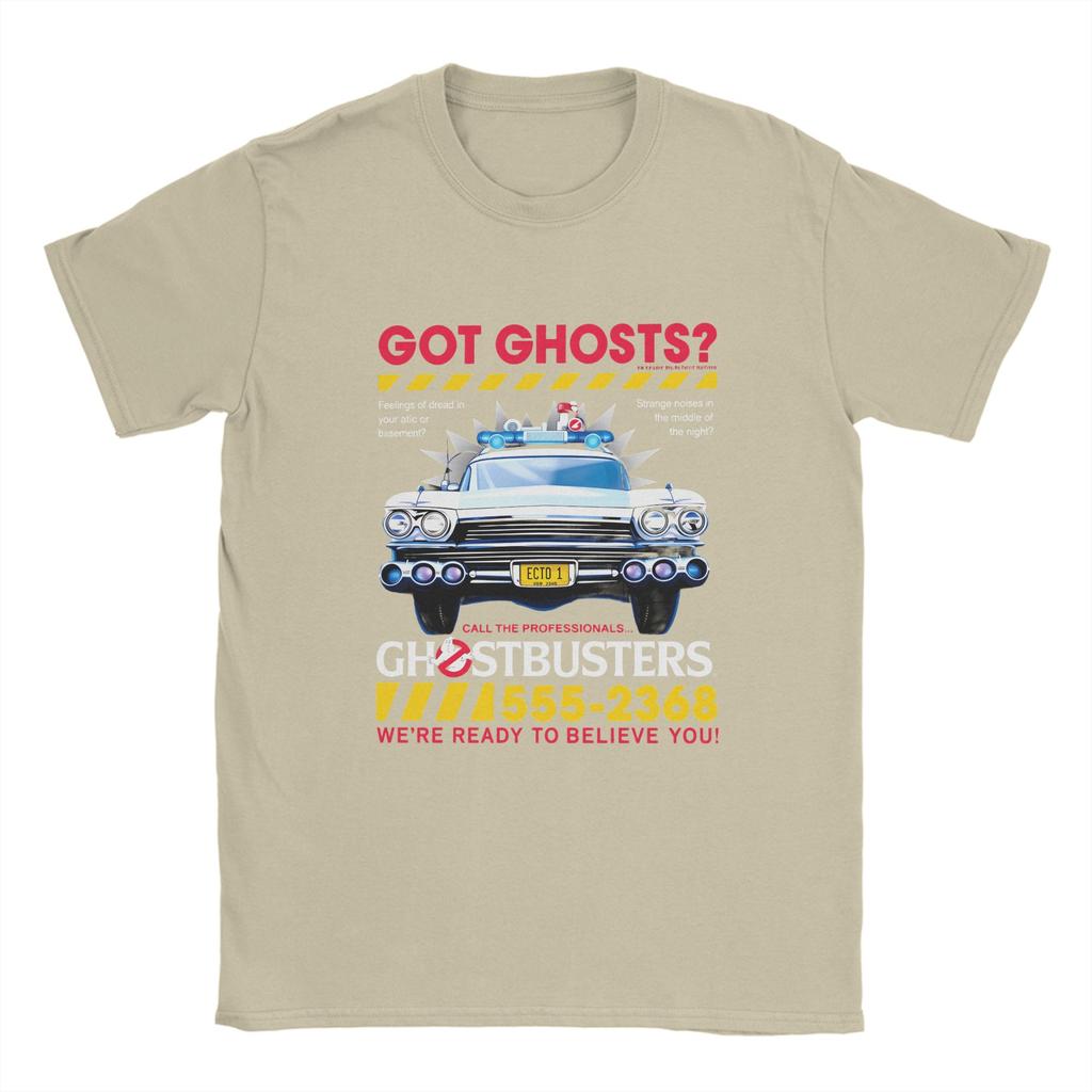 Ghostbusters Got Ghosts Ad Unisexs T Shirt Humorous Tee Shirt Short Sleeve Crew Neck TShirt Cotton New Arrival Clothing