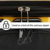 10 шт., карабины, застежки-молнии, двойная пружина, S, карабин, замки на молнии, двухсторонняя пряжка, дизайн открытия, противоугонные застежки-молнии